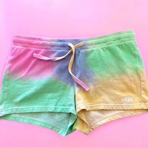 VANS Aura Women’s Tie-Dye Shorts small skater surf  hippie boho beach summer
